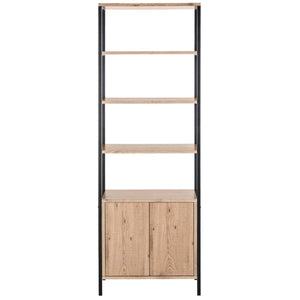 Safavieh Natasha Retro Mid Century Wood Etagere - Oak/Black