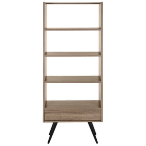 Safavieh Terrence Retro Mid Century Wood Etagere - Light Brown/Black