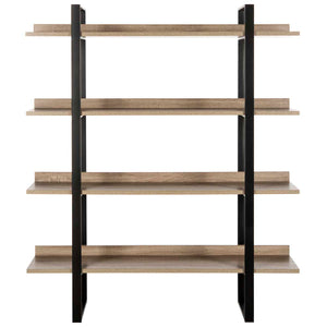 Safavieh Melissa Retro Mid Century 4 Tier Etagere - Light Brown/Black