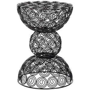 Safavieh Leila Iron Wire Stool - Black