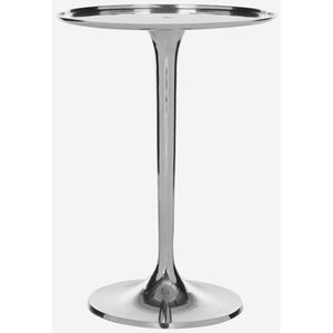 Safavieh Platina Round Top Sleek Table - Silver