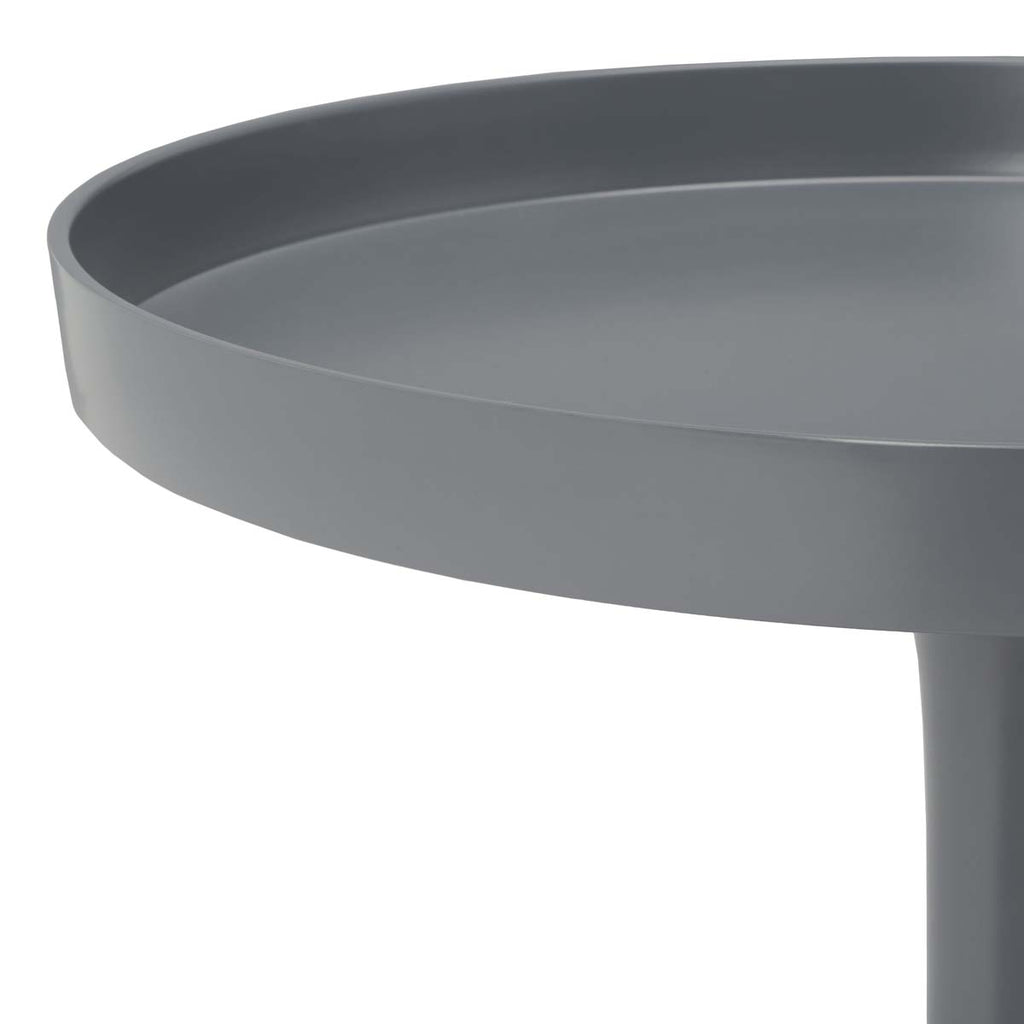 Safavieh Corvus Round Side Table - Dark Grey