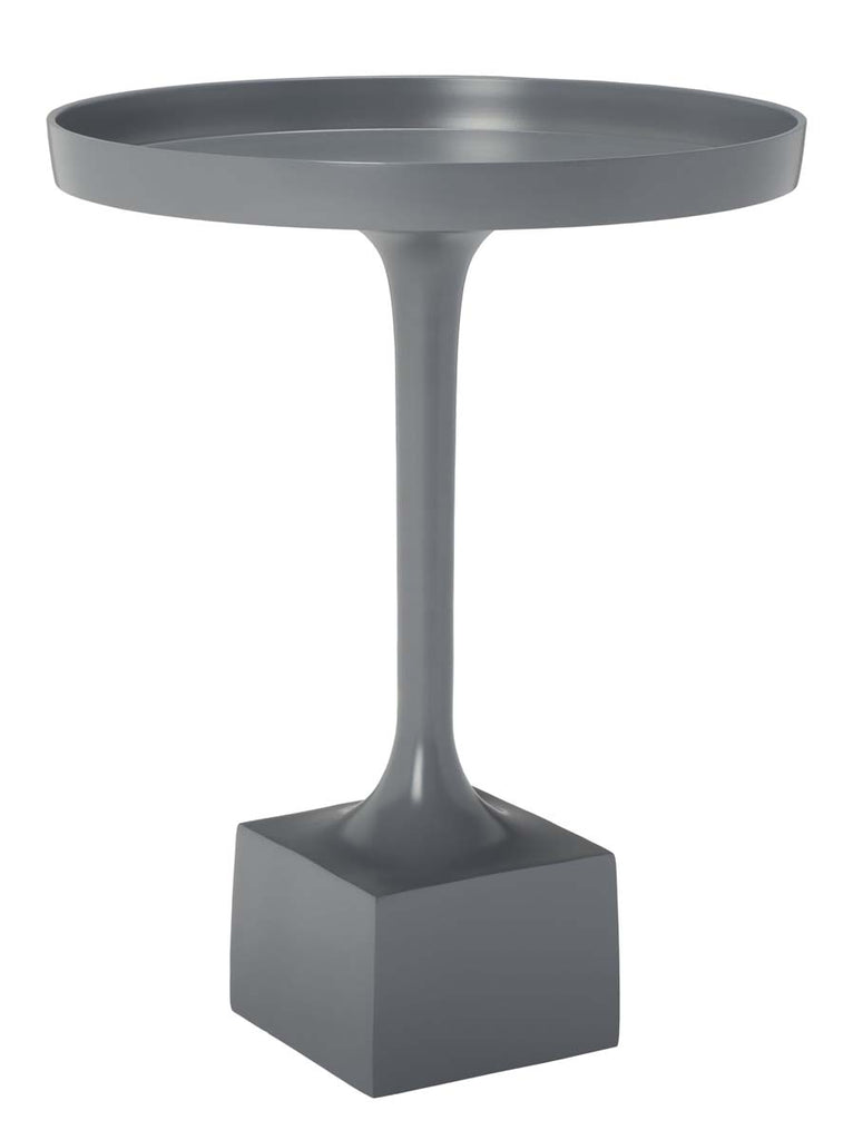 Safavieh Corvus Round Side Table - Dark Grey