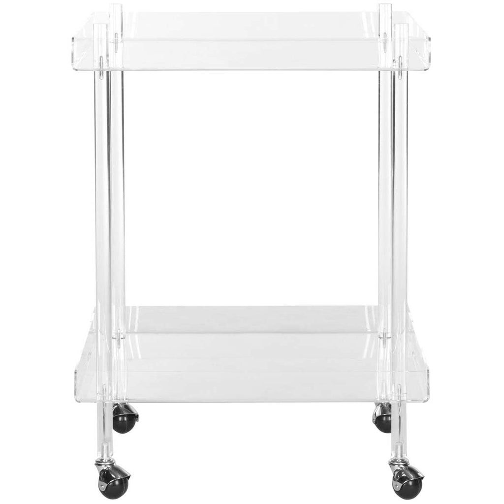 Safavieh Healy Acrylic Kitchen Cart - Clear