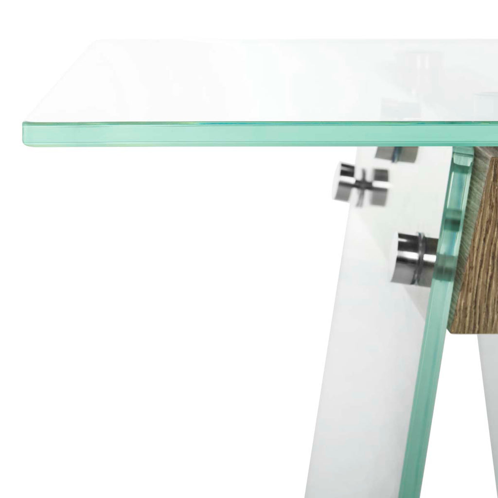 Safavieh Modern Glass Loft Coffee Table - Grey/clear