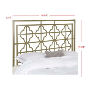Safavieh Lucinda French Silver Metal Headboard - French Silver