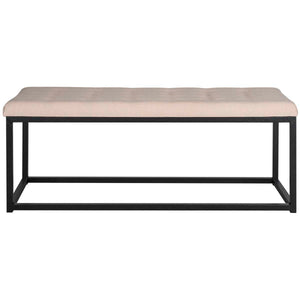 Safavieh Reynlds Bench - Beige/Black