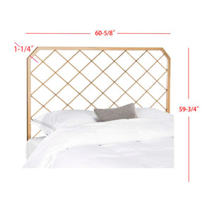 Safavieh Stitch Gold Metal Mesh Headboard - Antique Gold