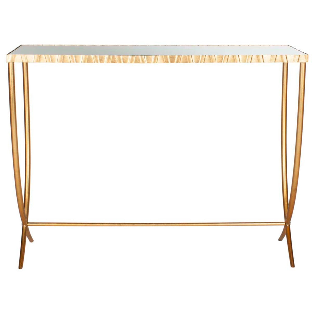 Safavieh Princess Mirror Top Console Table - Gold/Mirror Top
