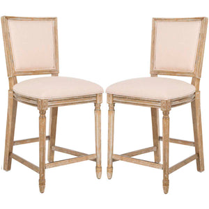 Safavieh Buchanan Rectangle Counter Stool - Beige (Set of 2)