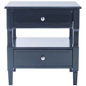 Safavieh Jenson Two Drawer Night Stand - Navy