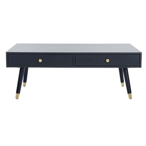 Safavieh Levinson Gold Cap Coffee Table - Navy/Gold