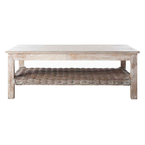 Safavieh Minerva Coffee Table - White Wash