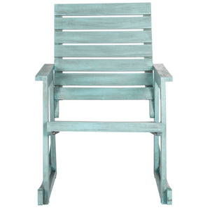 Safavieh Alexei Rocking Chair - Beach House Blue