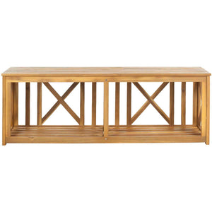 Safavieh Branco Bench - Natural Brown