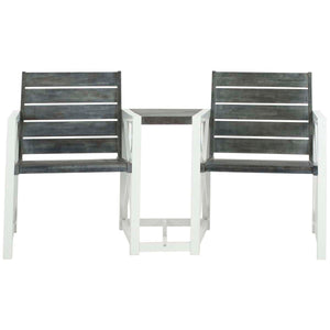 Safavieh Jovanna 2 Seat Bench - White/Ash Grey