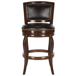 Safavieh Pasquale Swivel Bar Stool - Espresso/Brown