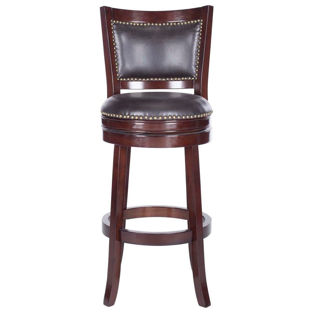 Safavieh Lazzaro Swivel Bar Stool - Sierra/Brown