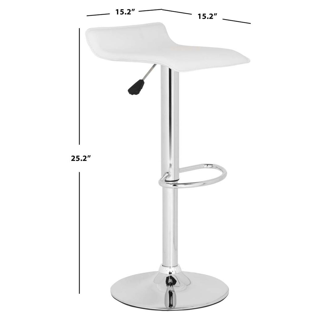 Safavieh Sheba Swivel Bar Stool - White