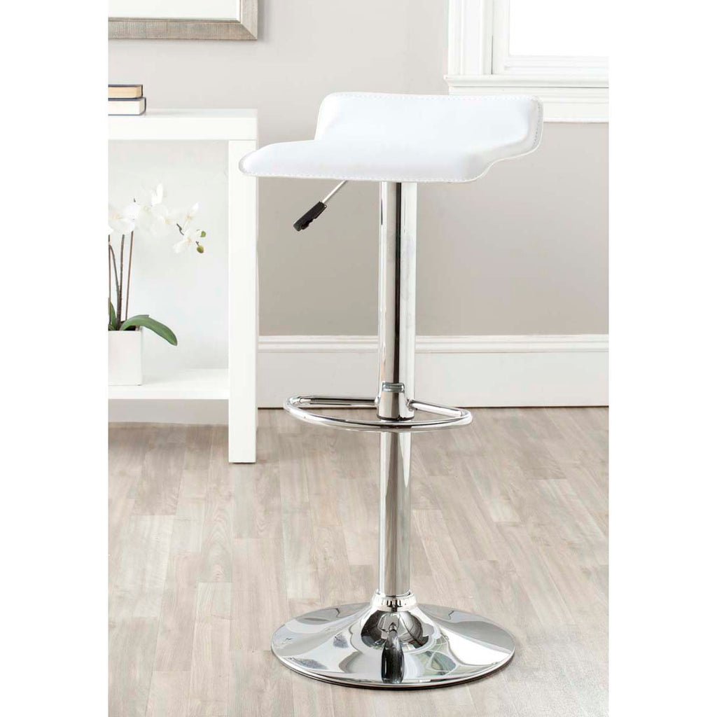 Safavieh Sheba Swivel Bar Stool - White