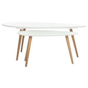 Safavieh Saffron Spilt Coffee Table - White/Oak