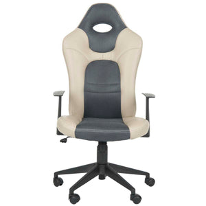 Safavieh Belinda Desk Chair - Grey/Black