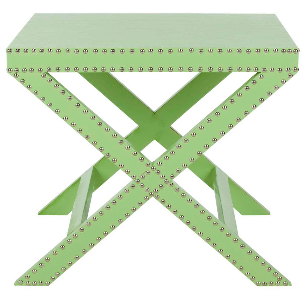 Safavieh Jeanine X End Table Light Green - Light Green