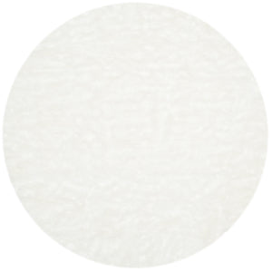 Faux Fur Sheepskin Round Area Rug, FSS235A, 91 X 91 cm in Ivory