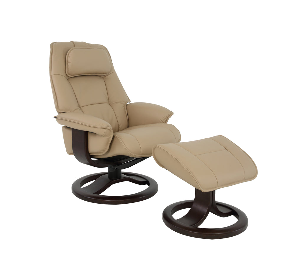 Comfort Collection - Admiral R Small Chair - SL Latte 229 R Frame Finish Below| Fjords - 360UPI-229
