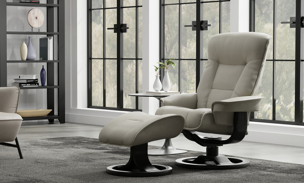 Comfort Collection - Bergen R Small Chair - NL Fog 133 R Frame Finish Below| Fjords - 904UPI-133
