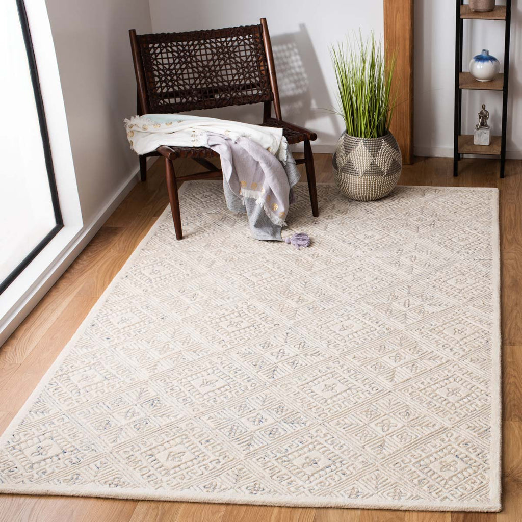 Safavieh Glamour Rug Collection GLM660A - Ivory / Beige