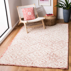Safavieh Glamour Rug Collection GLM660U - Pink / Ivory