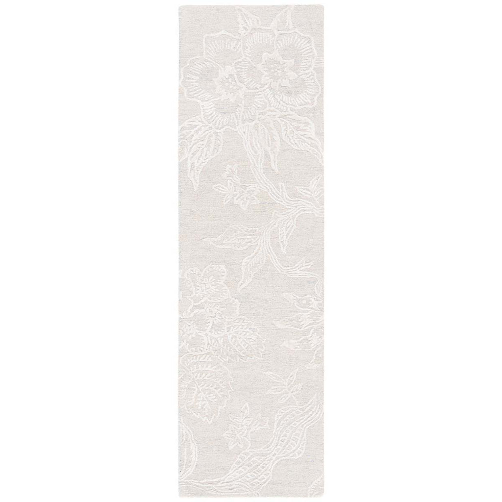 Safavieh Glamour Rug Collection GLM661M - Light Blue / Ivory