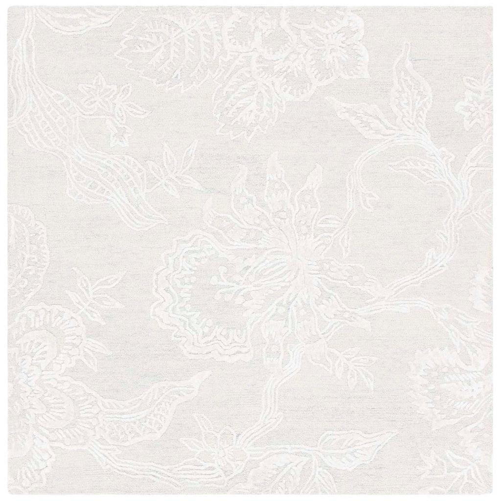 Safavieh Glamour Rug Collection GLM661M - Light Blue / Ivory