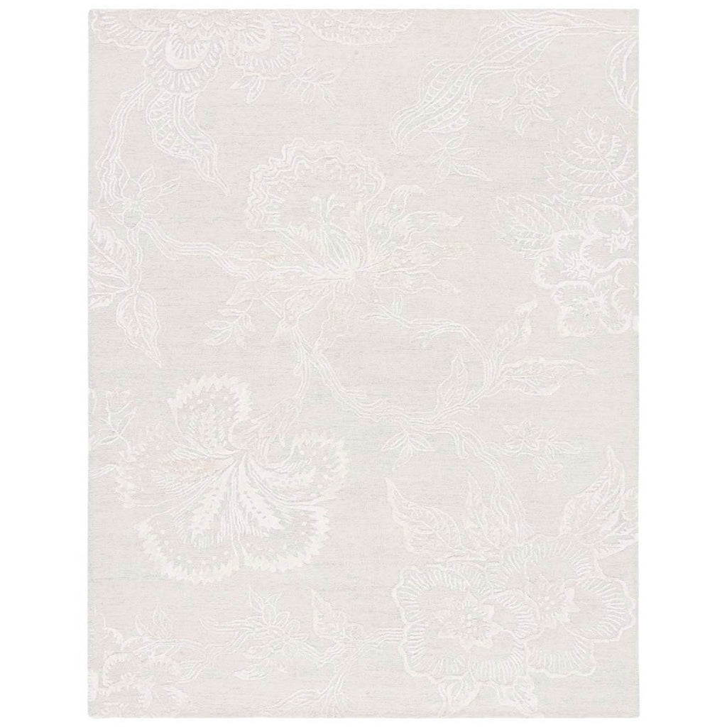 Safavieh Glamour Rug Collection GLM661M - Light Blue / Ivory