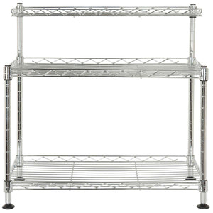 Safavieh Marcel Chrome Wire Mini Rack (17.7 In. W X 17.7 In. D X 17.7 In. H) - Chrome