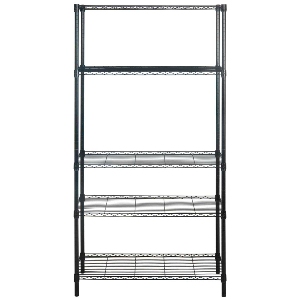 Safavieh Alpha 5 Tier Chrome Wire Shelving (35 In W X 18 In D X 71 In
