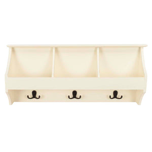 Safavieh Darcey Hanging Storage Wall Rack - White