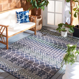 Safavieh Havana Rug Collection: HAV301M - Light Silver / Blue