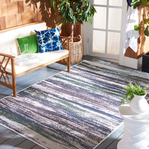 Safavieh Havana Rug Collection: HAV365M - Light Silver / Blue