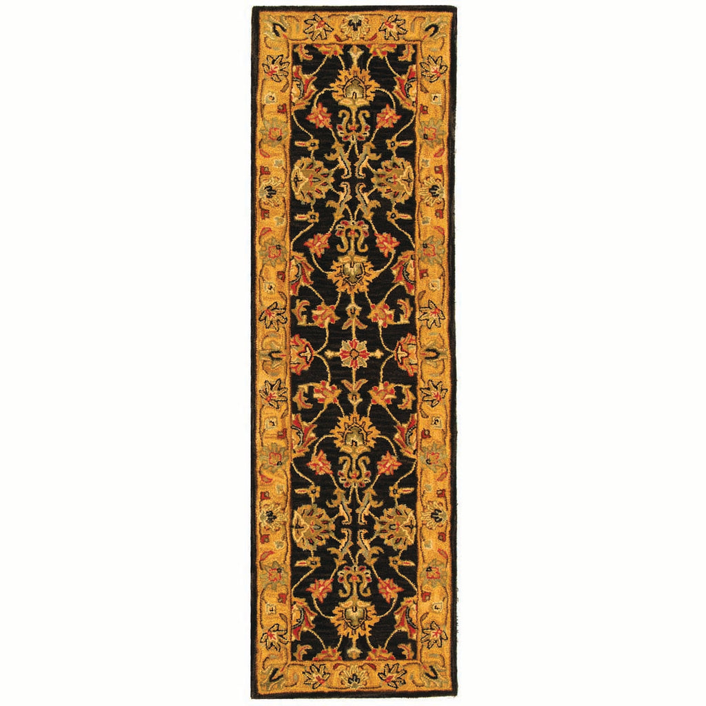 Safavieh Heritage Rug Collection HG343E - Charcoal / Gold