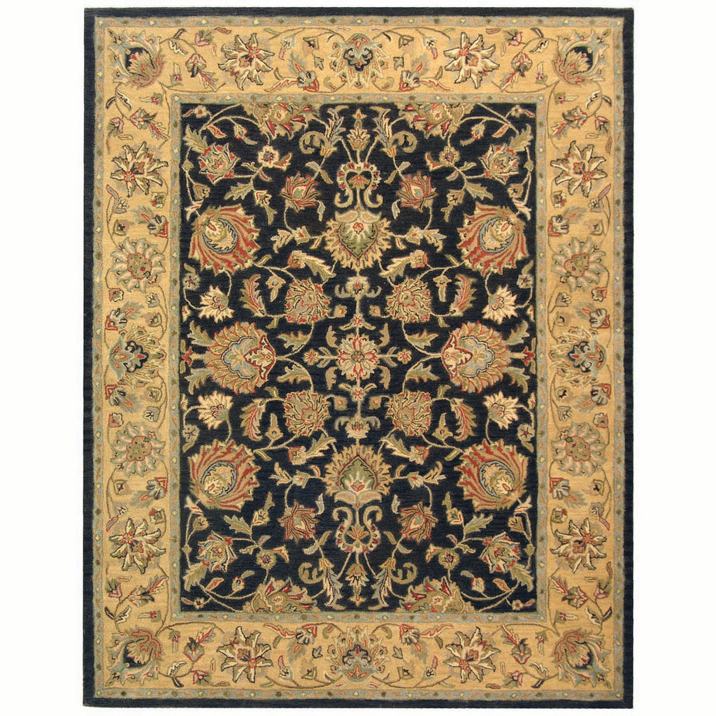 Safavieh Heritage Rug Collection HG343E - Charcoal / Gold