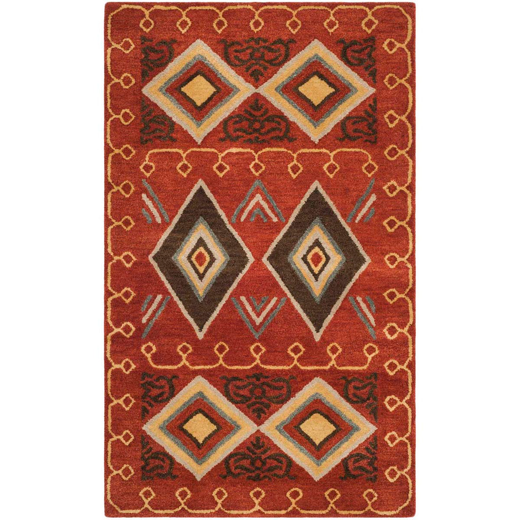 Safavieh Heritage Rug Collection HG404A- Red / Multi