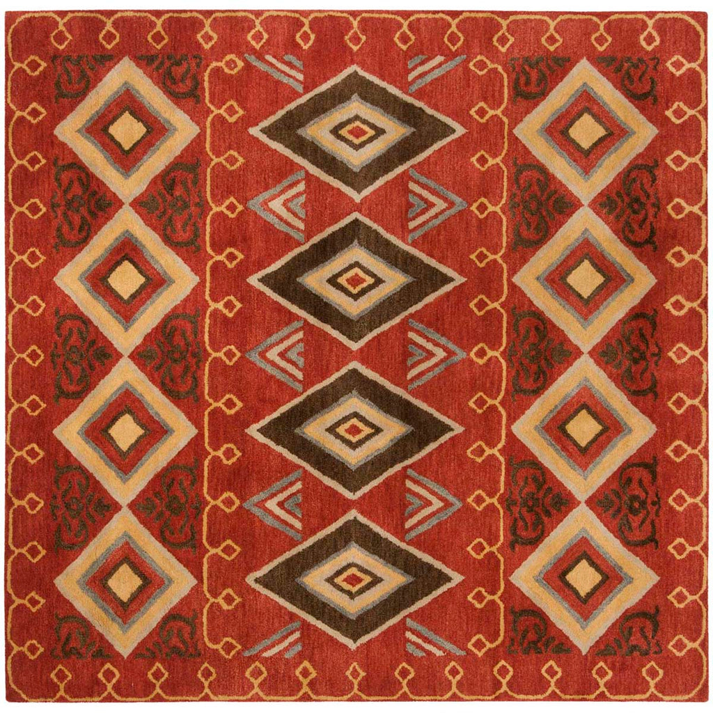 Safavieh Heritage Rug Collection HG404A- Red / Multi