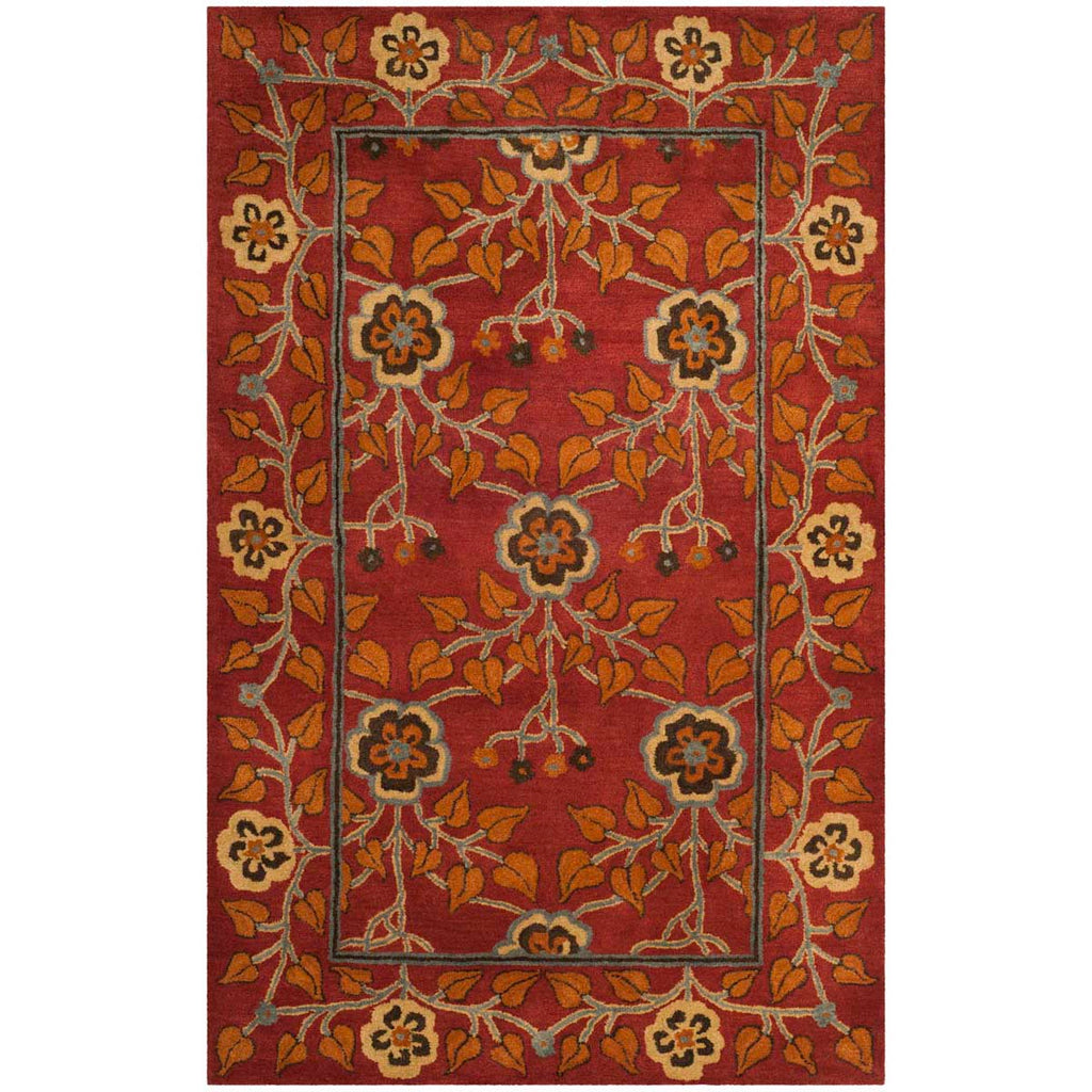 Safavieh Heritage Rug Collection HG407A- Red / Multi