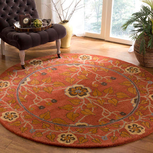 Safavieh Heritage Rug Collection HG407A- Red / Multi