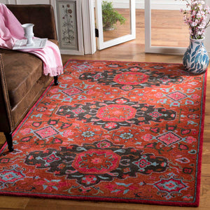 Safavieh Heritage Rug Collection HG419P- Rust / Multi