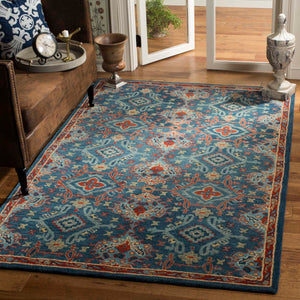 Safavieh Heritage Rug Collection HG422M- Blue / Multi