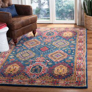 Safavieh Heritage Rug Collection HG426N - Navy / Red
