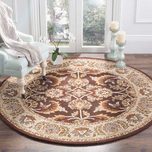 Safavieh Heritage Rug Collection HG451A - Brown / Ivory
